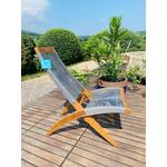Porto kerti fotel TEAK pihenő kerti szék Porto kerti fotel TEAK pihenő kerti szék