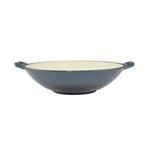 Zománcozott öntöttvas wok 37cm Acélkék Zománcozott öntöttvas wok 37cm Acélkék