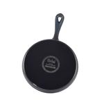 Zománcozott öntöttvas serpenyő / palacsintasütő mini 20 cm acélkék Zománcozott öntöttvas serpenyő / palacsintasütő mini 20 cm acélkék