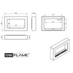 BioFlame Easy S Black Close biokandalló BioFlame Easy S Black Close biokandalló