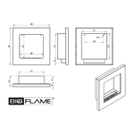 BioFlame Easy XS Open Black biokandalló BioFlame Easy XS Open Black biokandalló