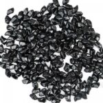 Kandalló dekorációs kő 1kg fekete üvegkristály