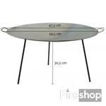 Vas grill tárcsa - borona tárcsa - sütőlap 40cm Vas grill tárcsa - borona tárcsa - sütőlap 40cm