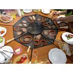 Kerti grillsütő asztal. 8 személyes Kerti grillsütő asztal. 8 személyes